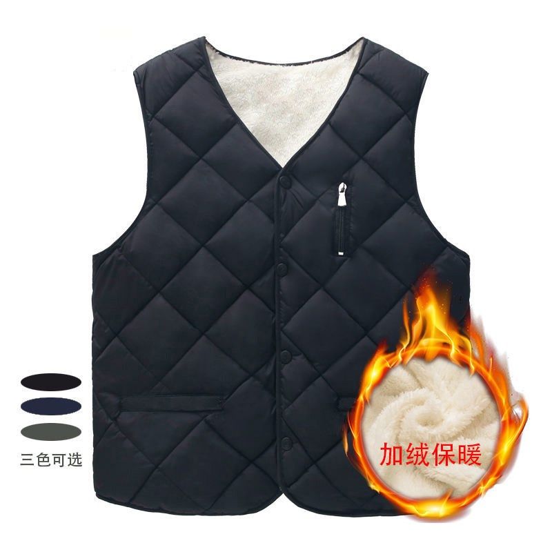 秋冬新款男士商务休闲羽绒棉马甲男加厚外穿加厚背心马夹保暖防寒,男装,常规马甲,淘宝优惠券,粉丝福利购,淘宝优惠卷