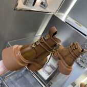 B女英伦风马丁靴女显瘦1019 2024新品 秋冬百搭重工欧货女鞋