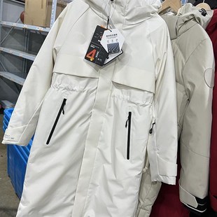 极寒御寒零下20度羽绒服 优雅通勤女款中长款风衣式中长款鹅绒服
