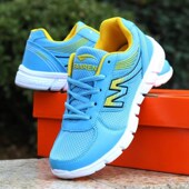 女士网面透气旅游鞋 春夏季 学生单 日常休闲运动鞋 波鞋 女c装 跑步鞋