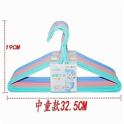 50支36CM大童32中童儿童婴儿衣挂子衣撑子衣服挂钩加粗无痕挂衣架