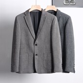 线下599 西服外套 西装 绵羊毛混纺 秋冬加厚毛呢毛料商务休闲厚款