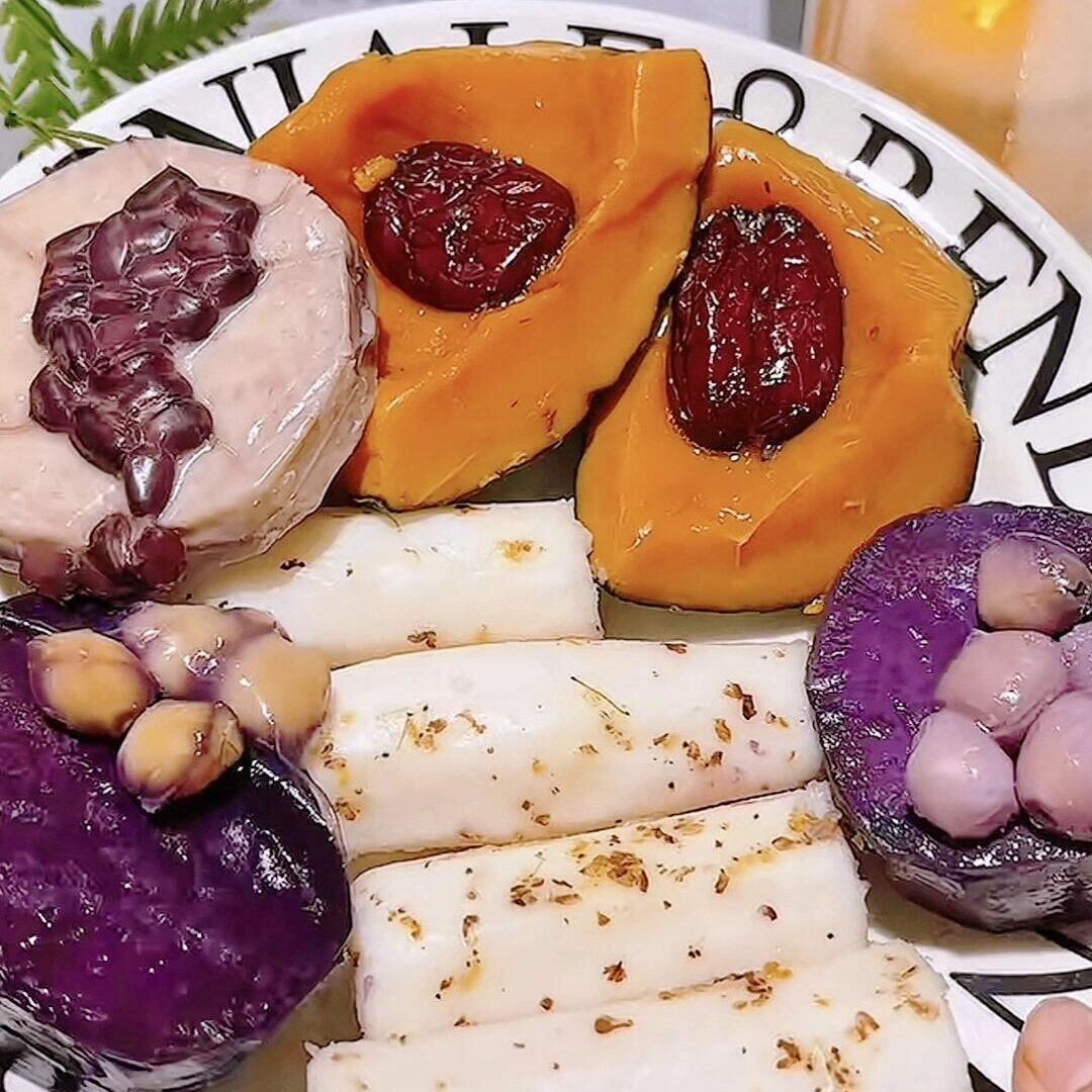 6种杂粮混搭即食免煮餐红薯芋头粗粮轻食代餐办公室便携饱腹食品