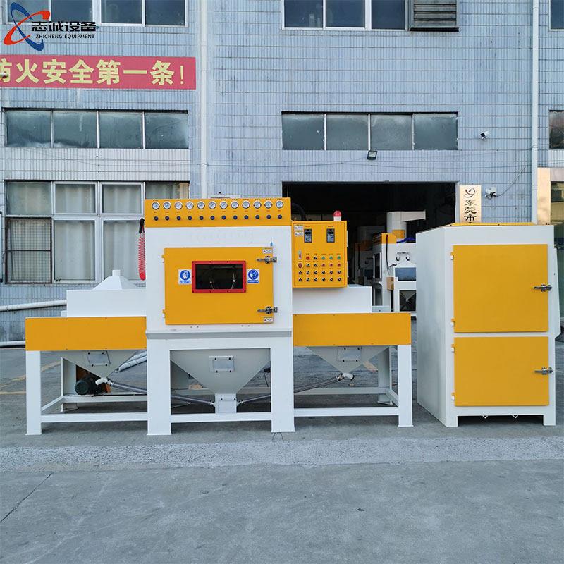 全自动喷砂机输送式喷沙除锈翻新玻璃木材打沙机喷砂设备定做清洁