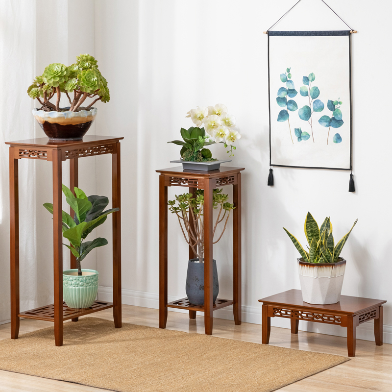 木马人花架子置物架阳台客厅落地式室内简约装饰布置铁艺多肉多层