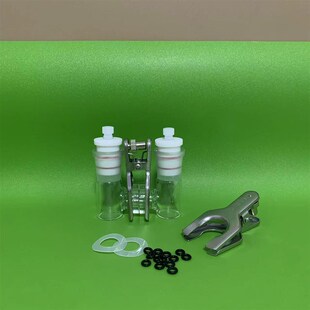 单体10ml 15ml 25ml H型密封电解槽  Hcell池 带密封螺栓 可换膜