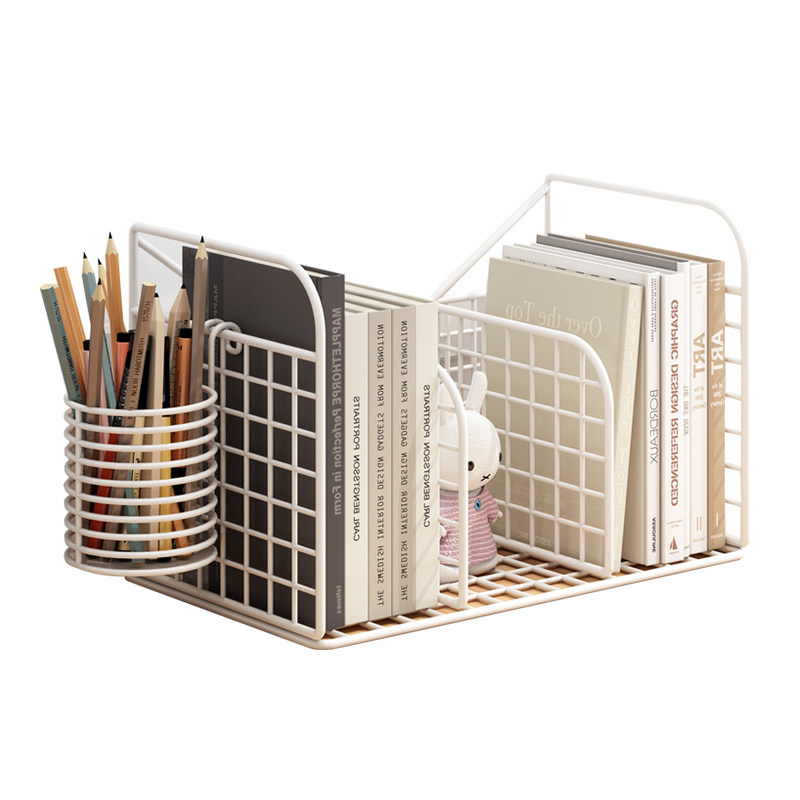 书架儿童书本收纳架学生桌面绘本架小书柜桌子桌上小型整理置物架