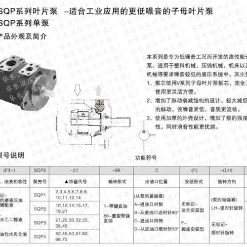 叶片泵SQP1-2/3/4/5/6/7/8/9/10/11/12/14-1A/B/C/D-15 -86A-F-15