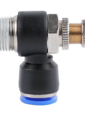 气动精品蓝色调速节流阀SL4 SL6 SL8 SL10 SL12-M5/01/02/03/04