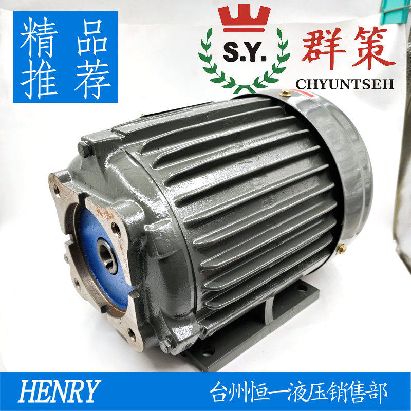 台湾群策SY液压油泵内轴电机C01/C02/C03/C05/C7B/C10-43B0 1 2HP