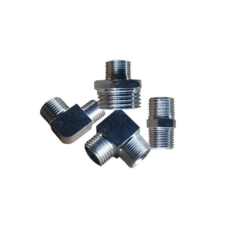 铜电镀转接头公制细牙转英制弯头M10 12  14 16-1分 2分 3分 4分