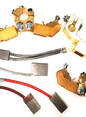 J390-1/2正品10X25X35/40/32MM银石墨碳刷 船用银碳刷CAG