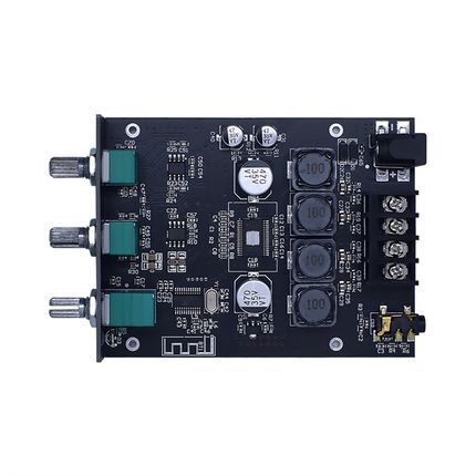 5.0蓝牙双声道立体声前级音频功放板模块 ZK-502T 低音炮2x50W