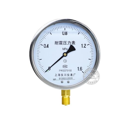 上海仪川耐震压力表YN-150 0-1.6MPa防震抗震表 水压气压液压