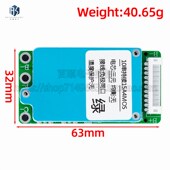 10串同口36V15A锂电池保护板滑板车代驾自行车18650 动力保护板