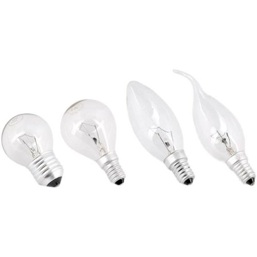 新款25W40W蜡烛泡爱迪生钨丝拉尾尖球水晶吊灯泡E14E27可调光白炽