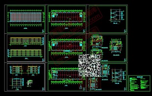 厂房CAD图纸建筑施工图设计平面车间钢结构多层工厂方案厂区规划