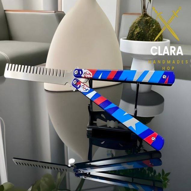 夜戮的时尚蝴蝶梳/瓦罗兰特游戏周边/夜戮cos蝴蝶刀