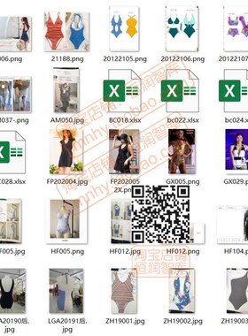 连体泳衣ET纸样修身衣prj源文件比基尼版片打版制版图纸游泳装女