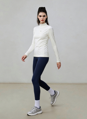 ALOGANT半高领弹力修身显瘦百搭打底衫|D1004.