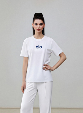 ALOGANT积木硅胶浮雕时尚潮流百搭夏季短袖