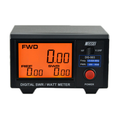 纳胜NISSEI DG-503 大屏幕数位式驻波表 1.6-60MHz/125-525MHz