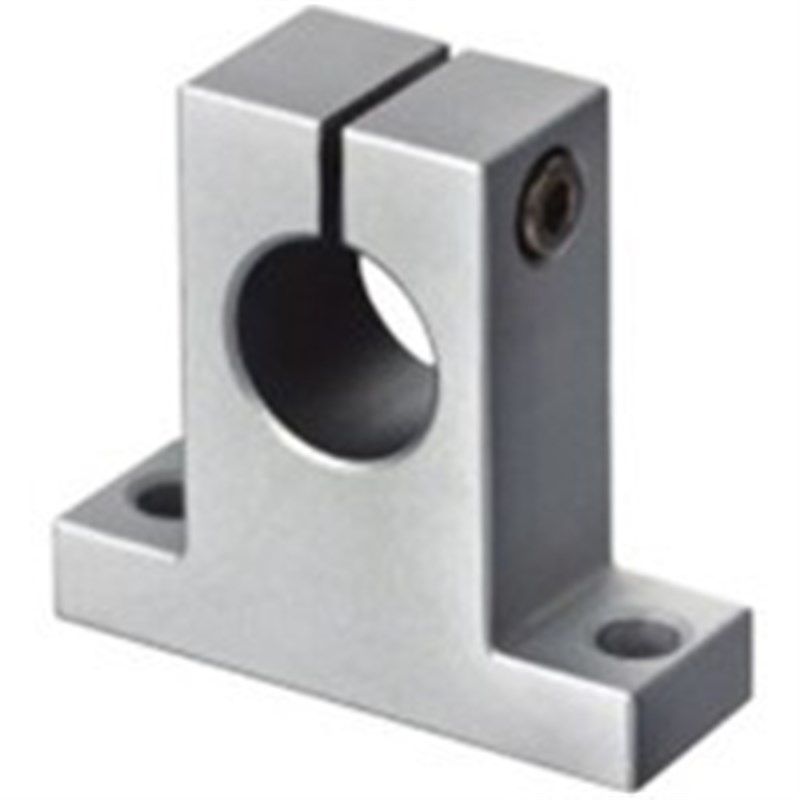 2个安装孔SK光轴立式底座光杆固定支架法兰型轴承支座光轴支撑座