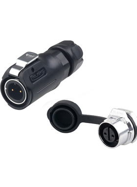 凌科LP-12快速插拔单孔连接器半金属2 3 4 5 6 7 8芯防水航空插头