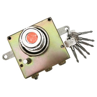 老式 铁门锁防盗门十字钥匙大门锁替换家卫自动碰锁可升级C级锁芯