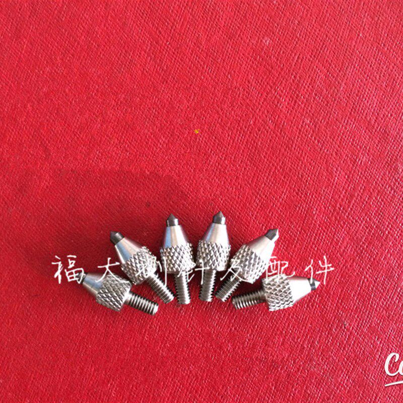 三丰120057 百分表测针千分指示表测针高度计测针锥型钨钢测针国