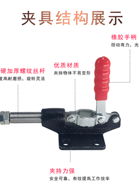 推拉式快速夹具 SD GTY LD GH 304CM 304 305 CM EM HM 夹手 推夹