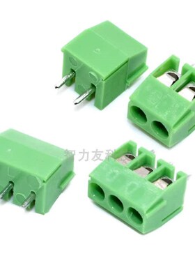 MG/KF350 PCB接线端子 2P 3P 螺钉式 3.5/3.96MM间距 可拼接 绿色
