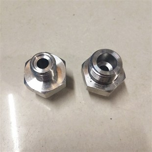 不锈钢液压高压接头M18 1.5O型圈平口管1814 1.5转M14