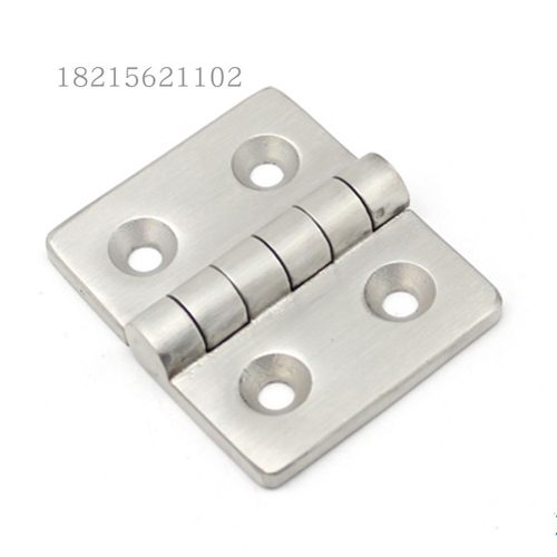 304不锈钢拉丝60*71*5重型承重铰链HL055-1自动化设备门工业合页