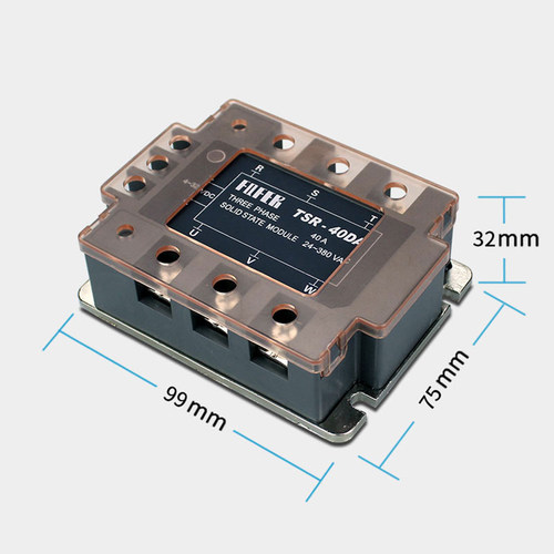 固态继电器 TSR-40DA 直流控制交流三相无触点40A 可控硅模块