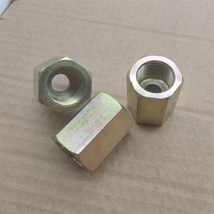 8异径高压液压铁材料接头外表镀锌0318 转内丝G3 内丝M18 1.5