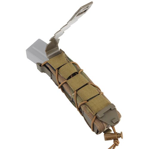 户外战术MP5 MP7长条旦夹包 MOLLE背心附件 小月亮短剑arp9快拔套