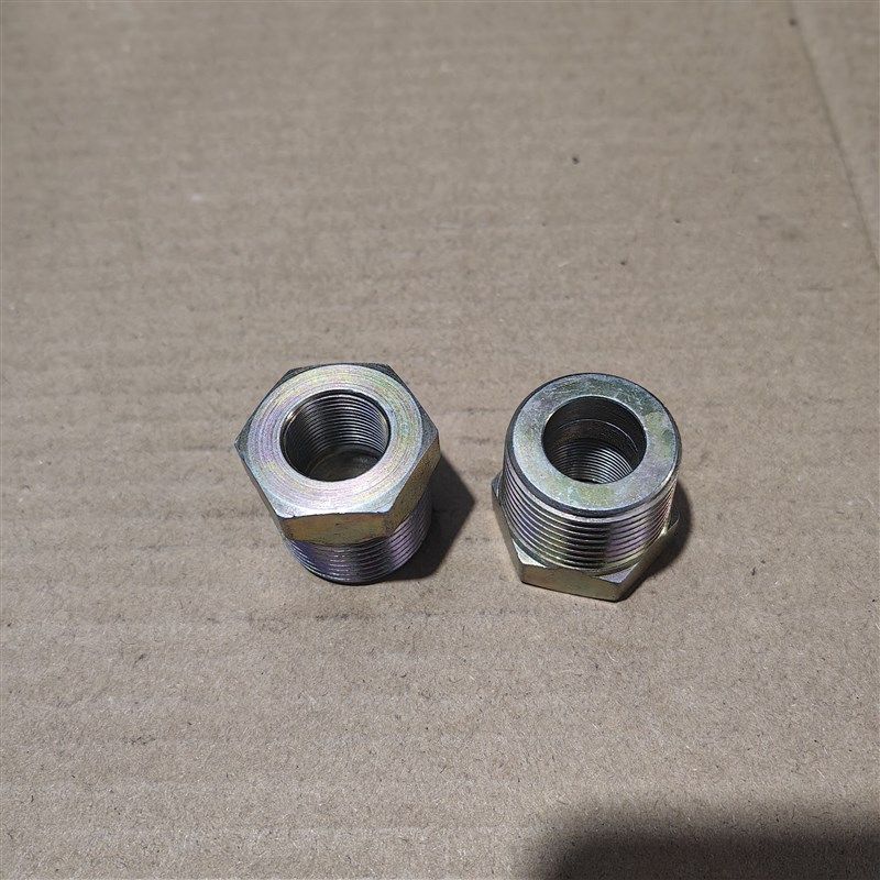 补芯外丝Zg3/4(即6分)-转内丝M18*1细牙铁接头外表镀锌变径0618