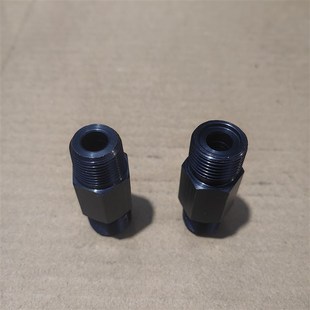 加长Zg3 1.5平面O型圈槽A型50长高压铁接头发黑0318 8锥牙转M18