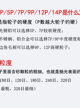 尼龙轮不锈钢研磨抛光拉丝轮300型金属除锈打磨轮3P4P5P7P9P12P