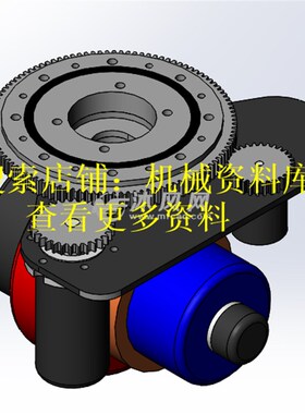 卧式agv舵轮模型3D图档SolidWorks设计参考图纸【266】