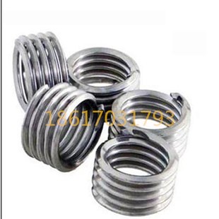 国产无尾钢丝螺套无尾牙套无舌螺纹保护套M2.5M3M4M5M6M8M10M1216