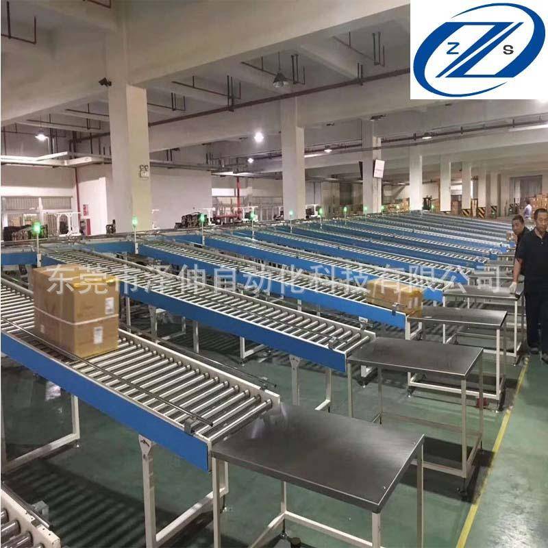 供应物流分拣线快递食品滚筒输送机电动辊筒输送线动力滚筒线