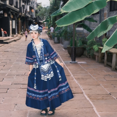 苗族服装瑶族女苗疆少女旅拍套装