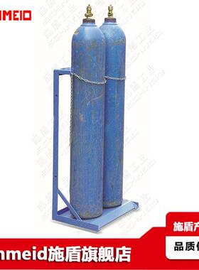 Schmeid施盾桅柱气瓶固定架实验室钢瓶摆放存放架AC20C双气瓶架