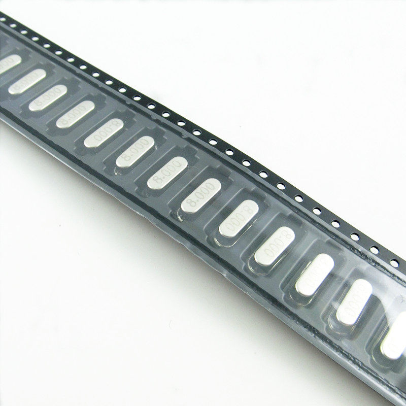 【MT】贴片无源晶振 HC-49SMD 贴片两脚 8MHZ 8M 频率元件 10个