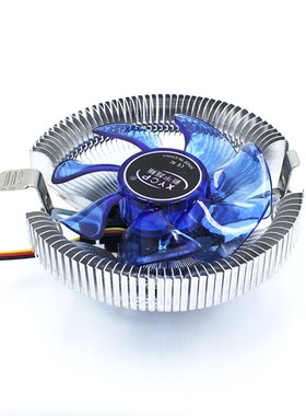 蓝凤凰 蓝光CPU散热器静音风扇英特尔AMD台式机电脑775/1151/1366