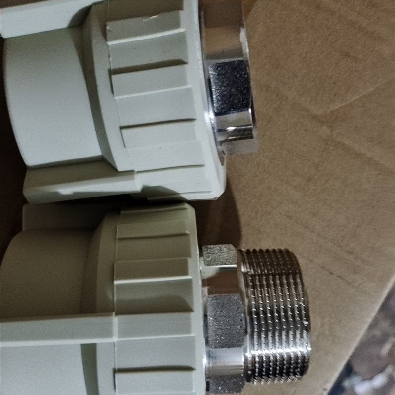 伟星灰色PPR冷热熔水管配件阴螺纹接头内丝直通内丝直接工程直发