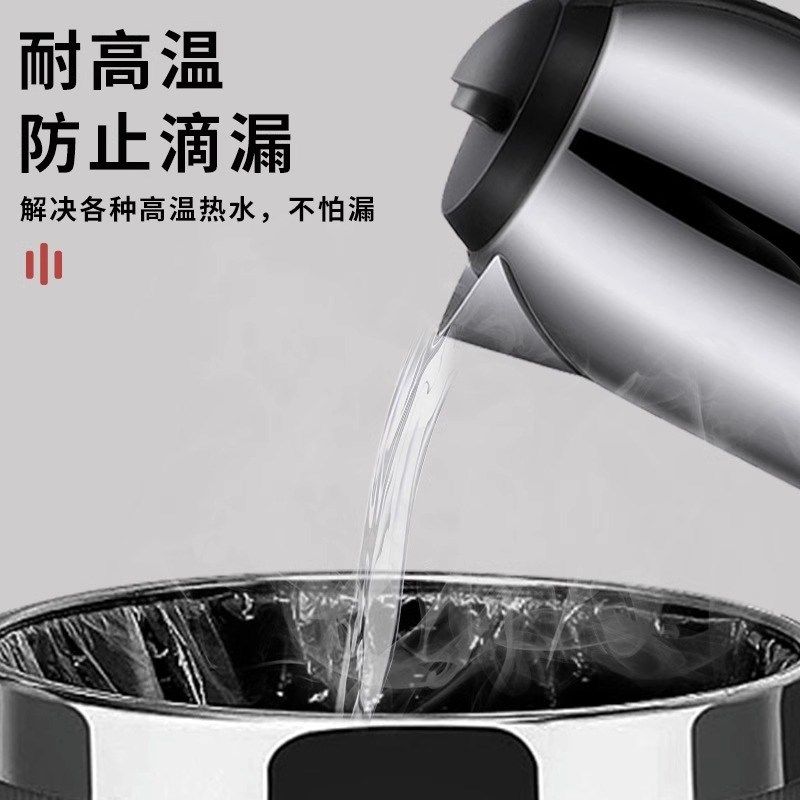 加厚抽绳式垃圾袋家用手提式黑色大号厨房办公室拉级塑料袋实惠装