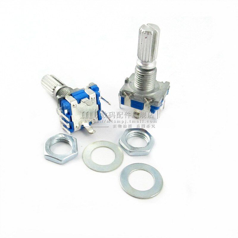 EC11 旋转编码器 编码开 关 音响数字电位计 柄长15MM 20MM